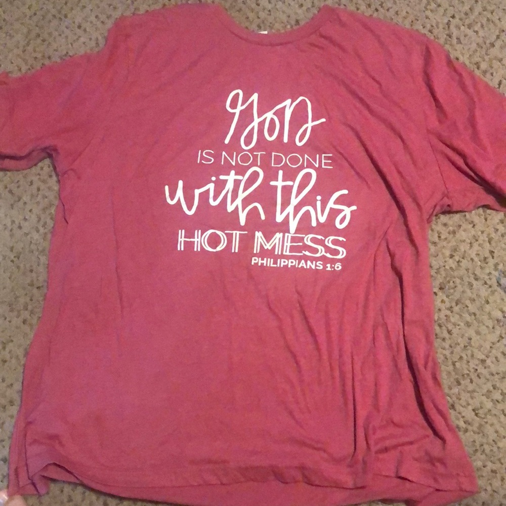 Hot mess tee